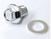 Image of Oil drain bolt and washer